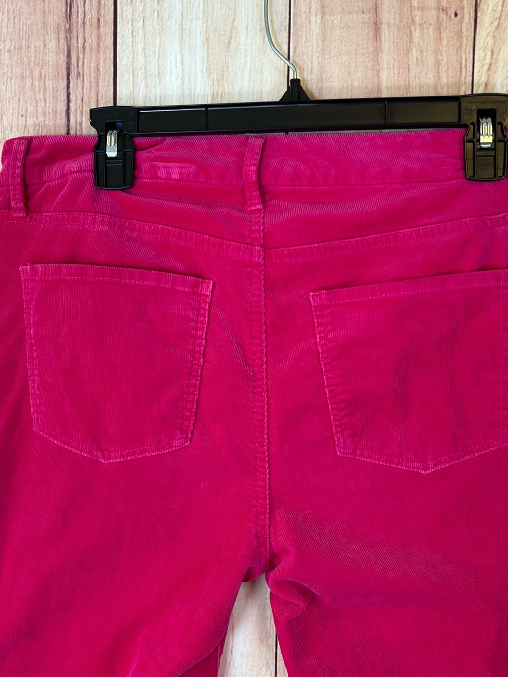 TALBOTS Women’s corduroy Jeans Sz 8 medium mid rise pink stretch $109 - Picture 9 of 16